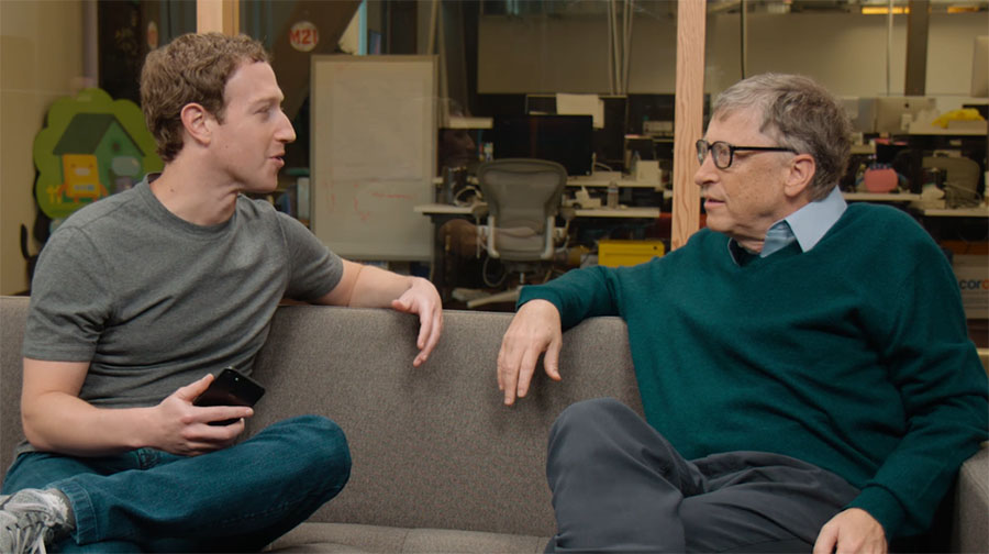bill gates and mark zuckerberg